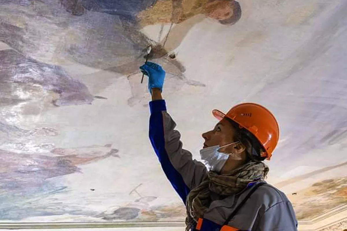 Исторические росписи вернут в павильон «Поволжье» на ВДНХ