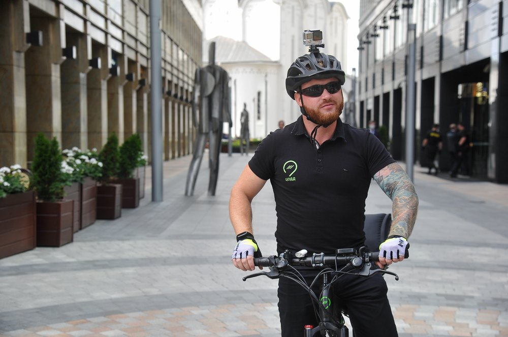 Велопатруль начал свою работу на дорогах столицы