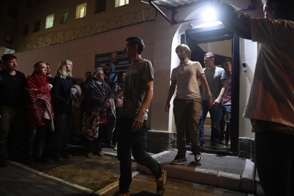 МВД Белоруссии рассказало об освобождении задержанных протестующих