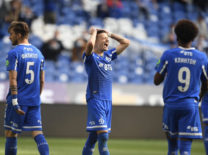 Московское «Динамо» сыграло вничью с «Ротором» в матче второго тура РПЛ