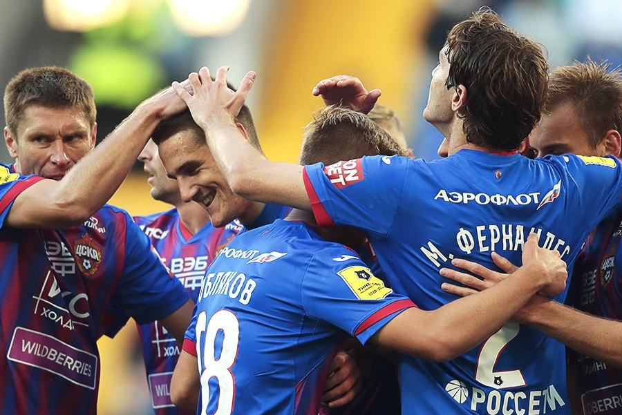 Московский ЦСКА обыграл «Тамбов» во втором туре РПЛ