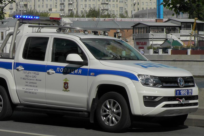 Один человек пострадал в ДТП с мотоциклом в центре Москвы