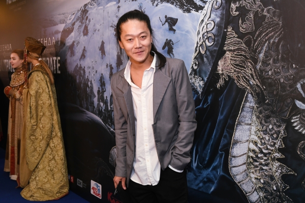 Александр Цой на премьере фильма «Легенда о Коловрате» в кинотеатре Каро на Новом Арбате в Москве