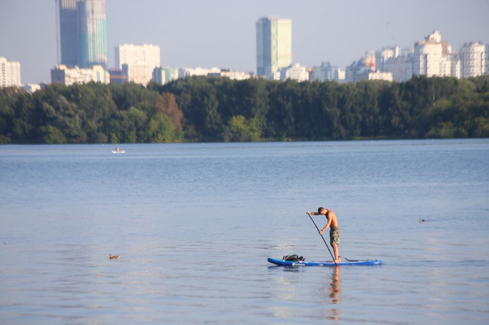Температура воды в реках Москвы и области достигла 24 градусов