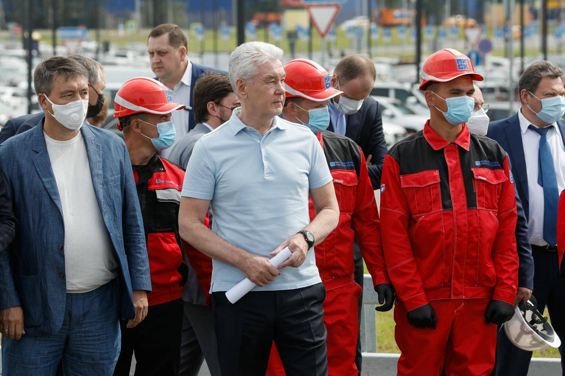Сергей Собянин открыл развязку на Киевском шоссе у станции метро «Саларьево»
