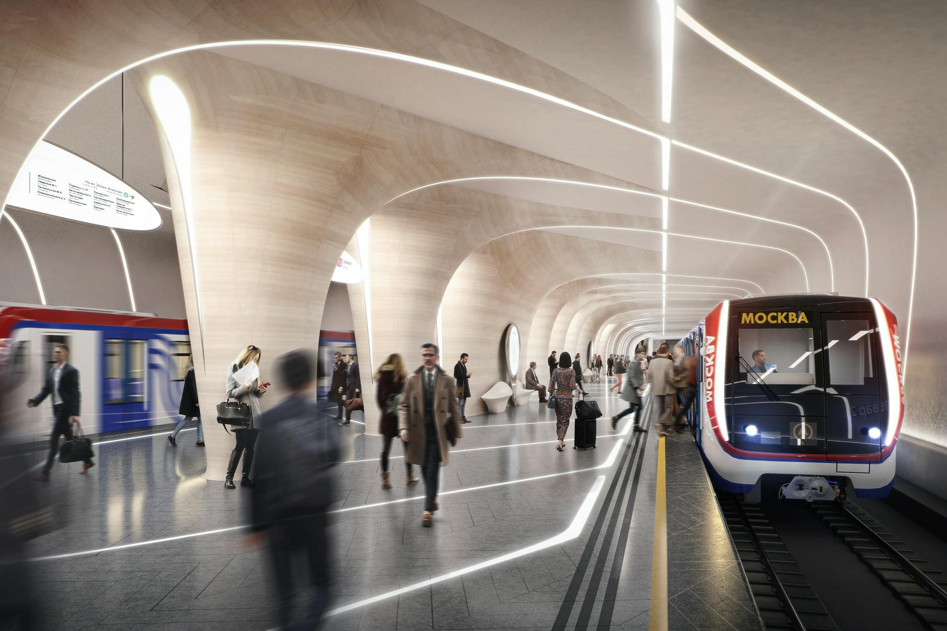 Станцию московского метро «Кленовый бульвар 2» спроектирует бюро Захи Хадид