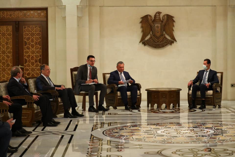 Лавров обсудил с Асадом текущую ситуацию в Сирии