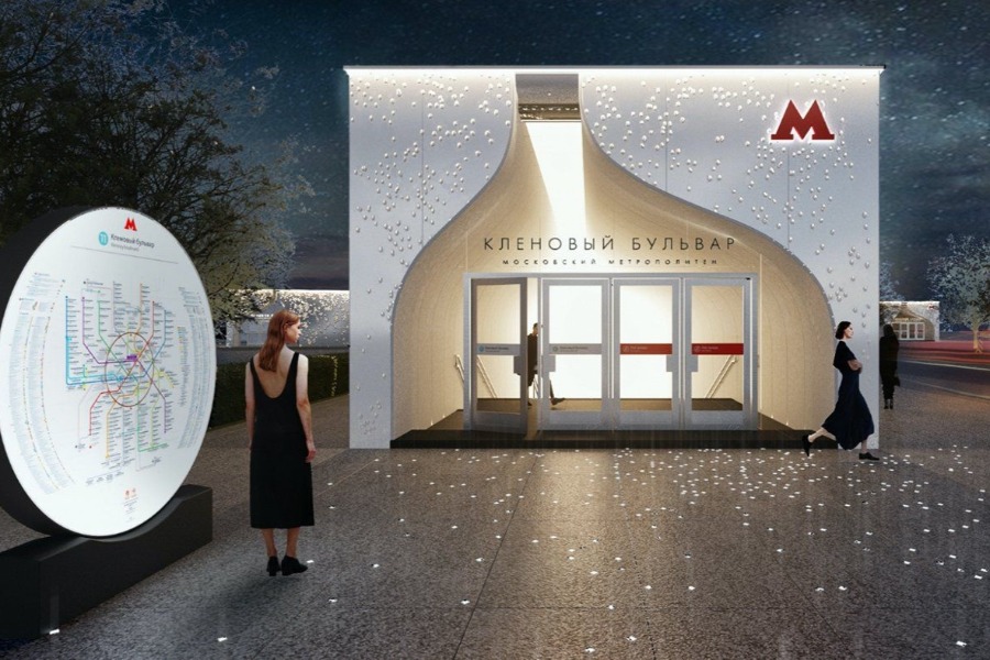 Дизайн-проект вестибюля станции «Кленовый бульвар»