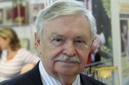 Писатель Альберт Лиханов на открытии 23 Московской международной книжной выставки-ярмарки