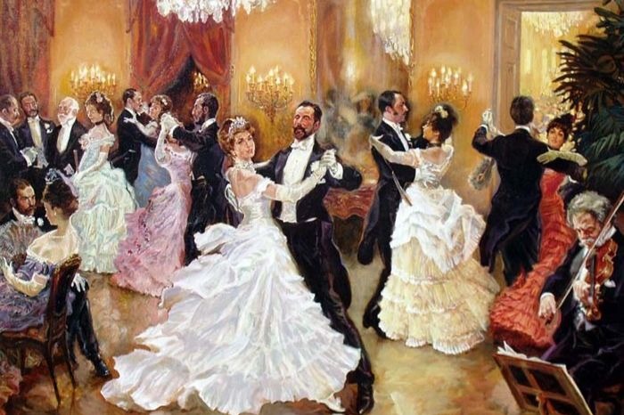 Картина Алексея Лямина «Вальс». Князь Долгоруков был известен как устроитель лучших в Российской империи балов