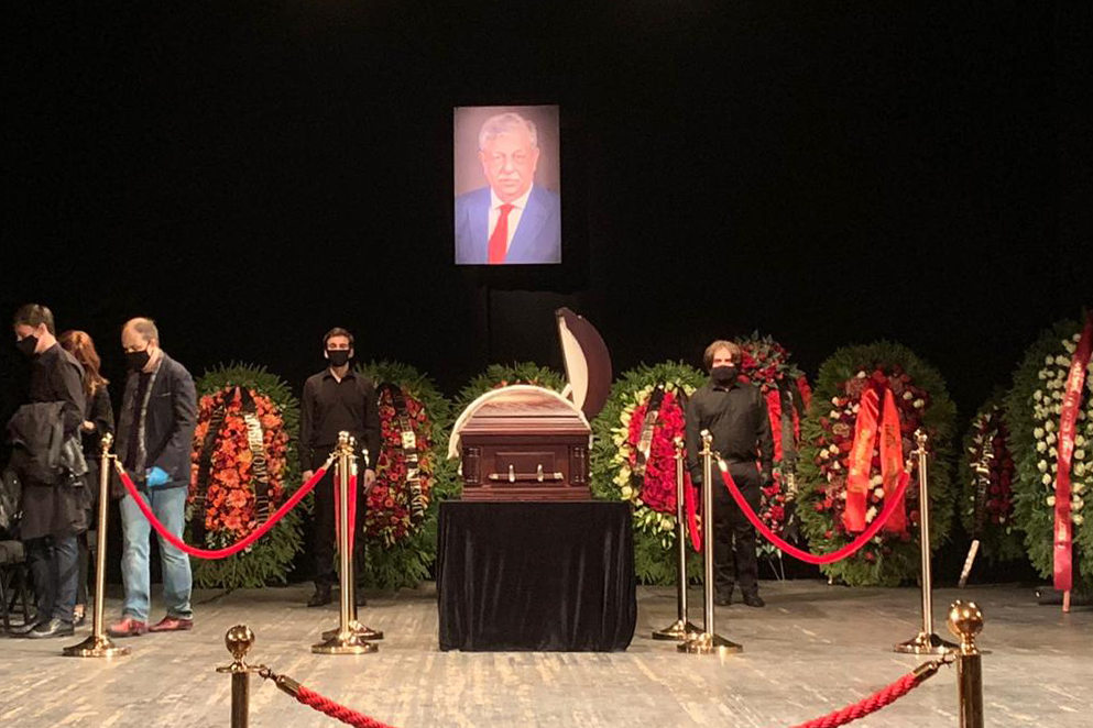 Церемония прощания с актером Михаилом Борисовым началась в Москве 