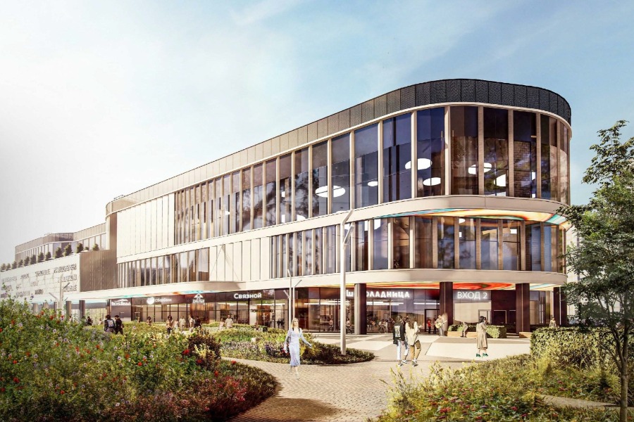 Проектные решения транспортно-пересадочного узла «Некрасовка», в составе которого появится многофункциональный торговый центр