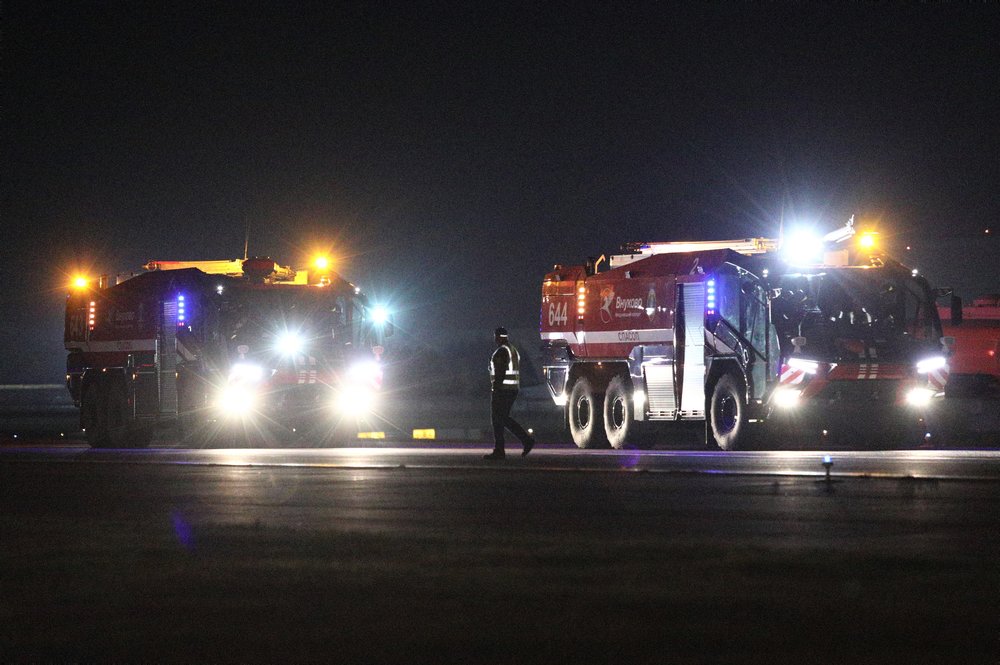 Открытое горение ликвидировали на мусорном предприятии в Петербурге