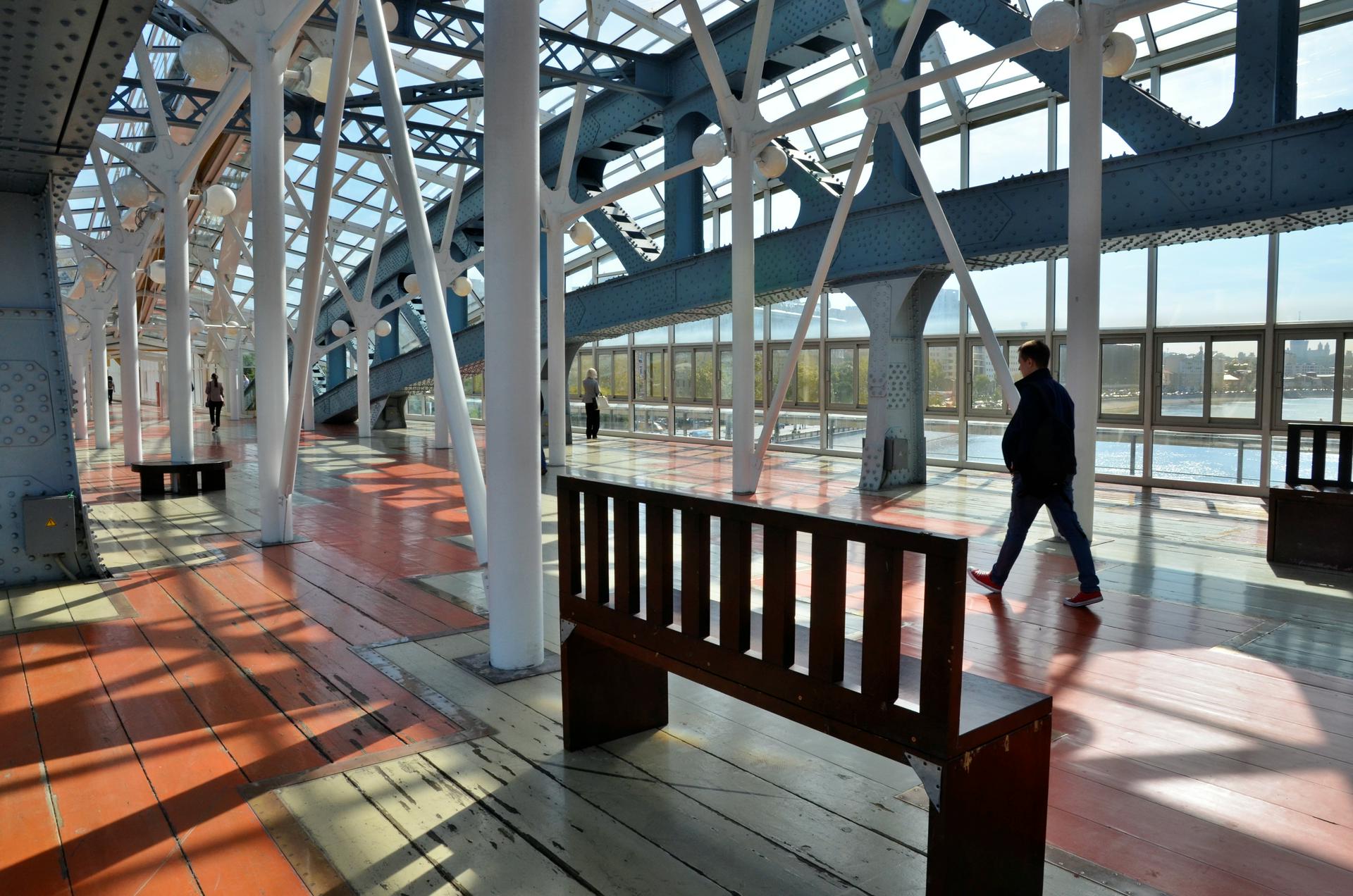 Пешеходный мост через реку Сетунь появится около станции МЦД-4 Поклонная