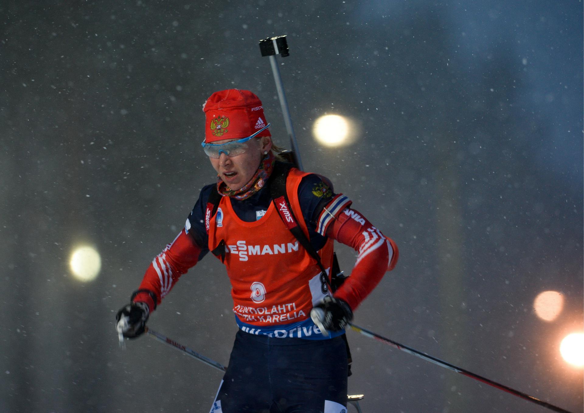 IBU временно отстранил Глазырину за возможные нарушения антидопинговых правил