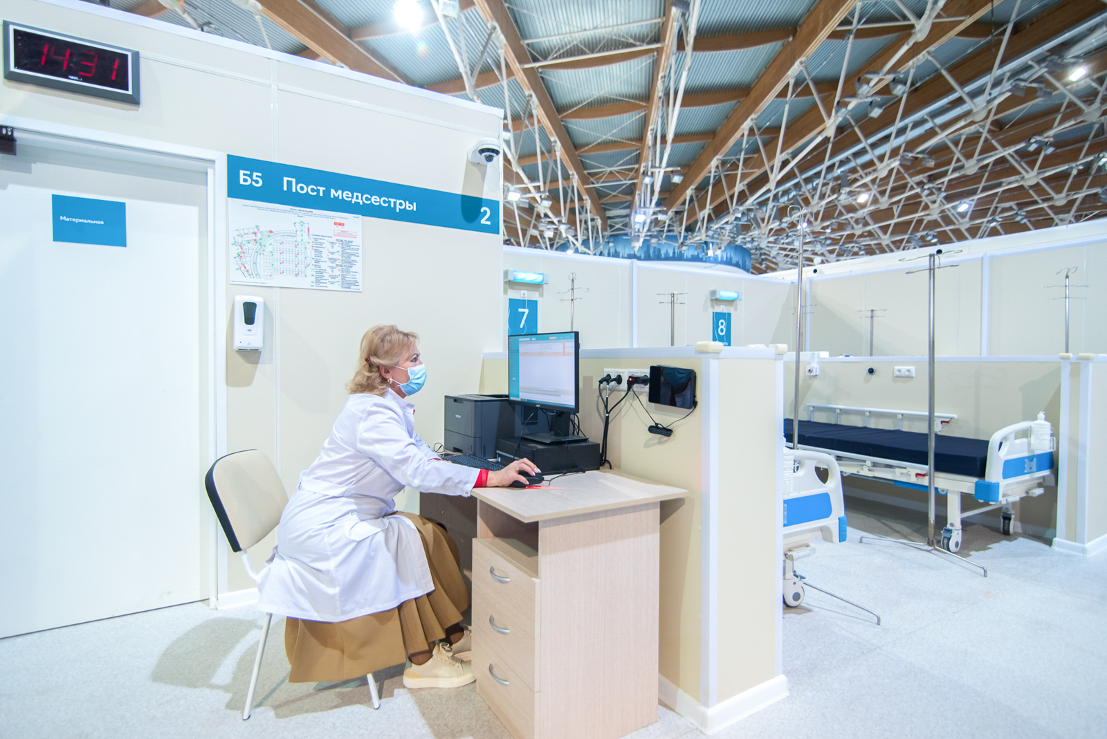 Более 600 тысяч исследований провели в московских резервных госпиталях