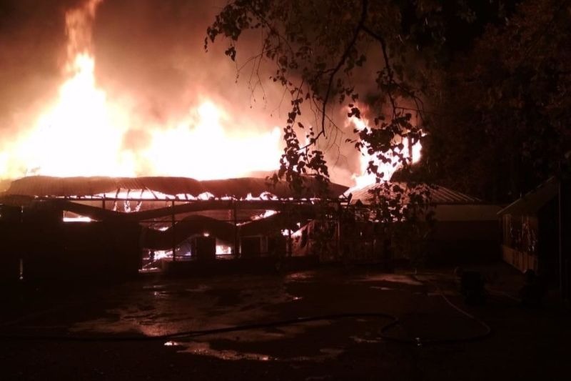 Последствия пожара в пензенском ресторане «Засека» ликвидировали