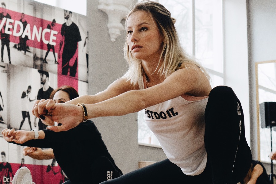 30 Чемпионка мира по художественной гимнастике Марина Онищенко на тренировке