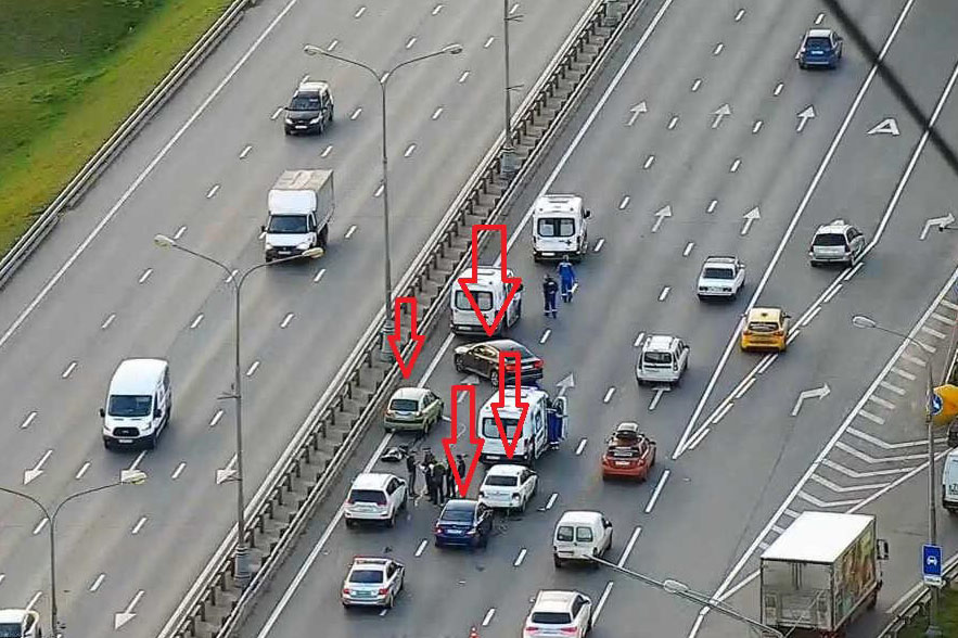 Автомобиль насмерть сбил пешехода на Новорязанском шоссе