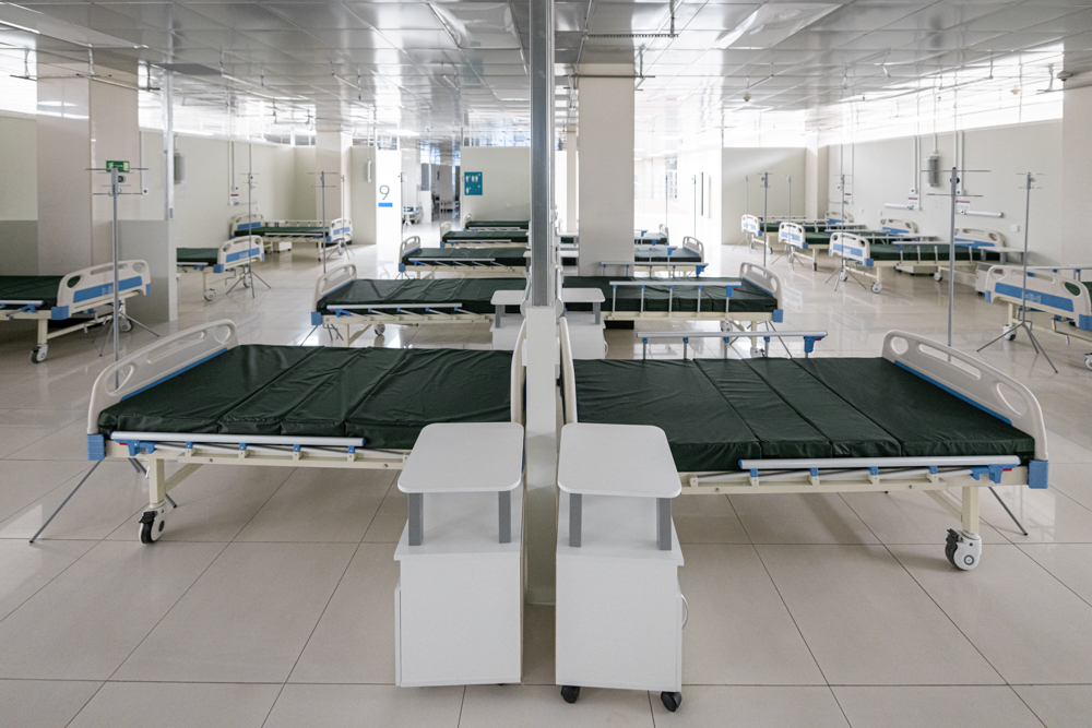 Менее 20 процентов коек для пациентов с COVID-19 свободно в России