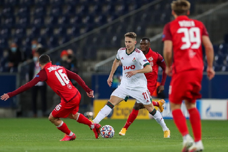 «Локомотив» сыграл вничью с «Зальцбургом» в матче первого тура Лиги чемпионов