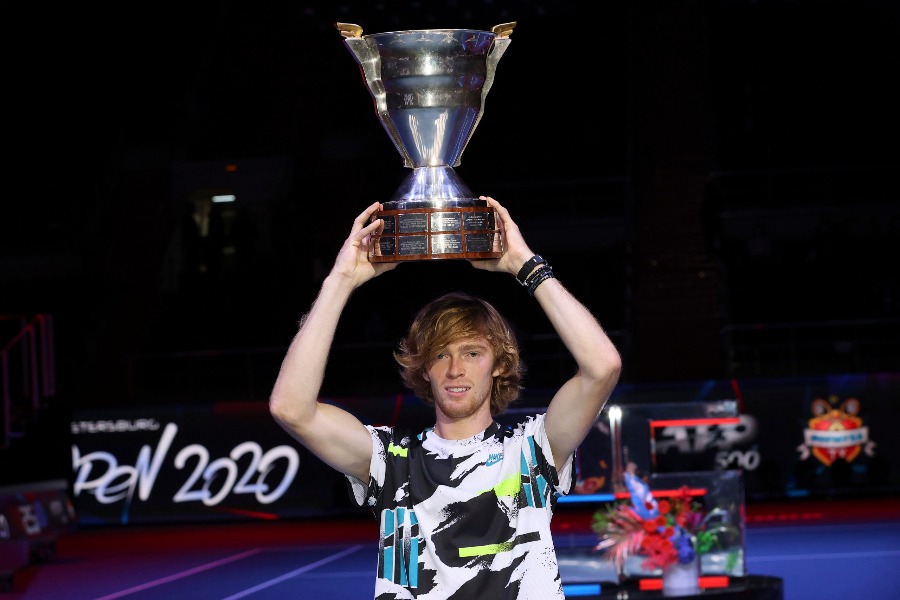 Победитель мужского профессионального турнира St. Petersburg Open — 2020 российский теннисист Андрей Рублев