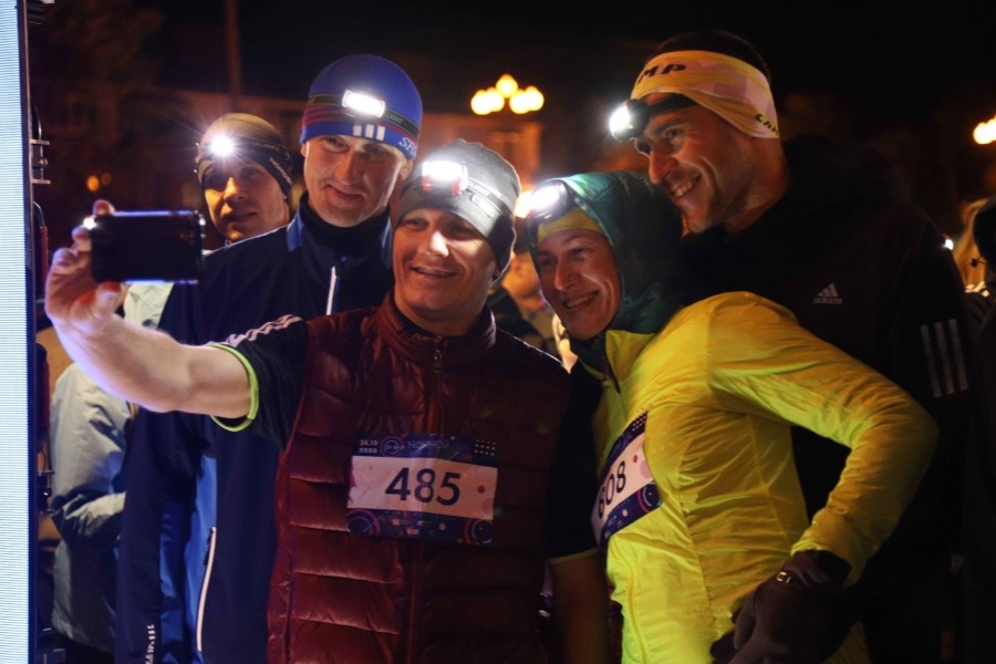 Любители бега в Южно-Сахалинске