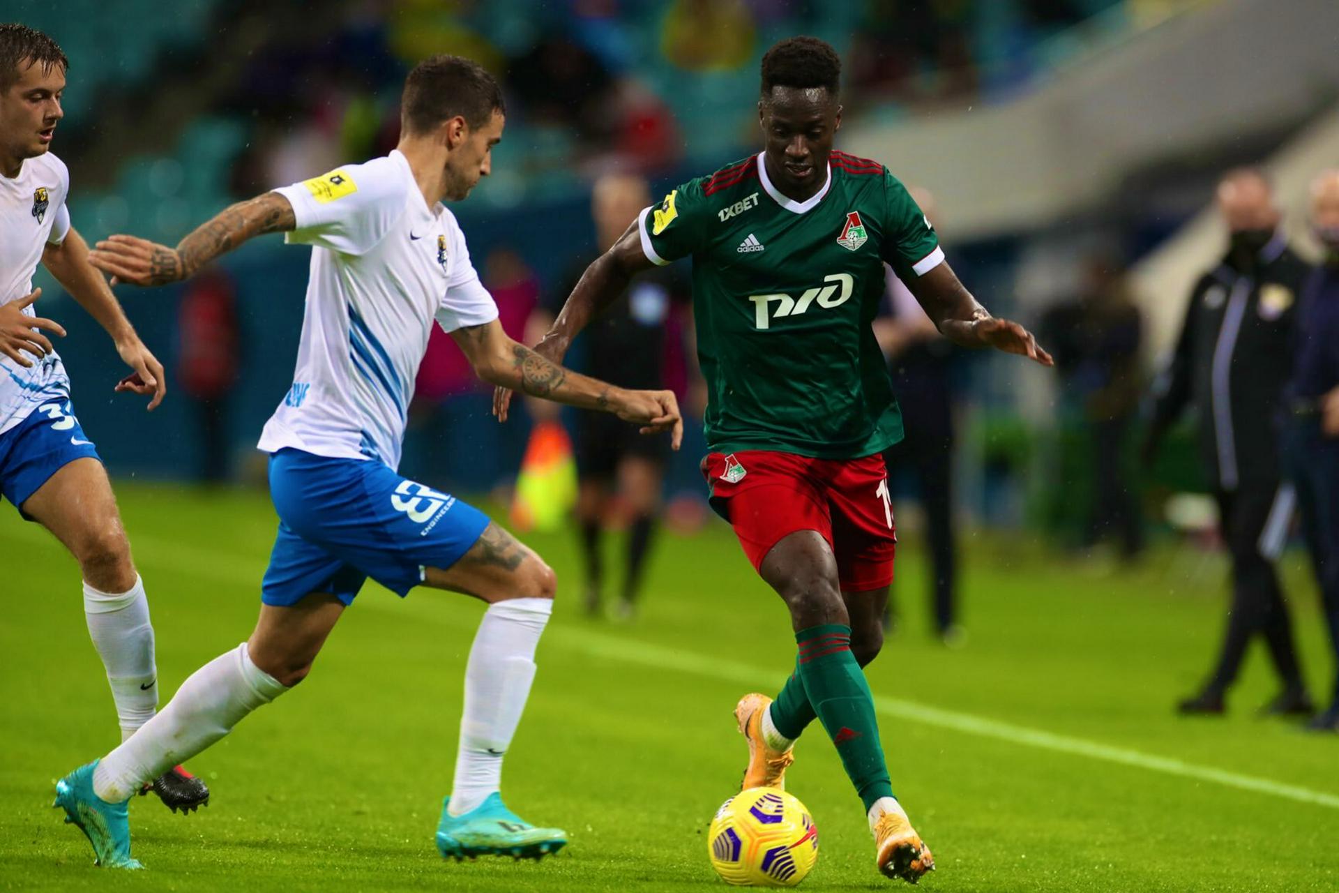 Московский «Локомотив» проиграл «Сочи» в гостевом матче 13-го тура РПЛ