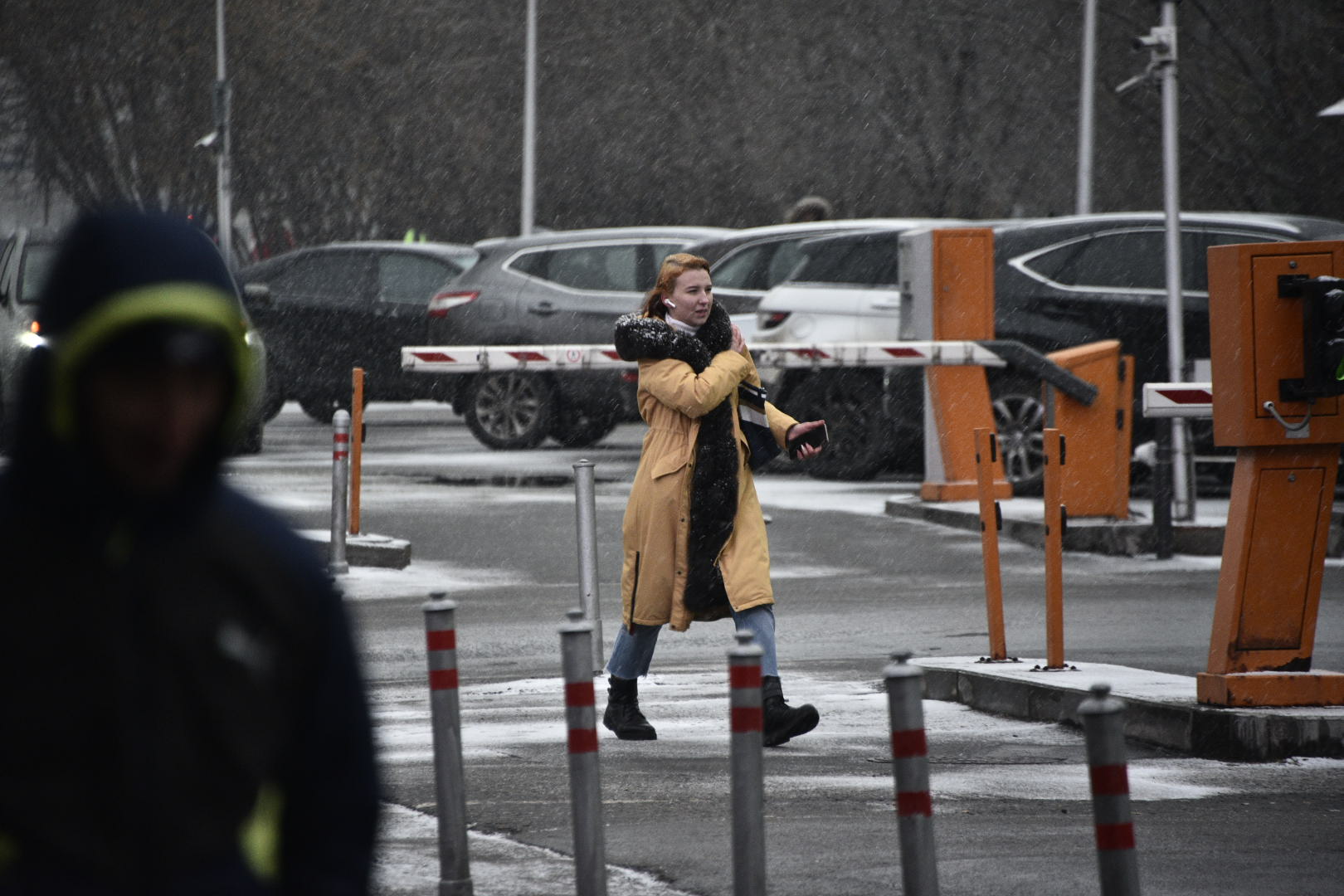 Противогололедную обработку начали проводить в Москве из-за снегопада