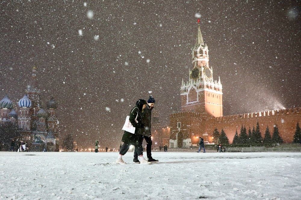Москва январь