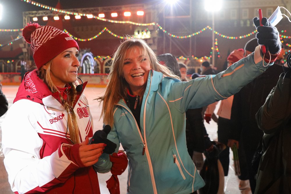 Церемония открытия катка на Красной площади состоялась в Москве