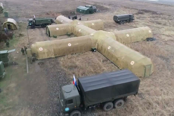 Российские миротворцы из сил ОДКБ начали тренировки на аэродроме Алматы