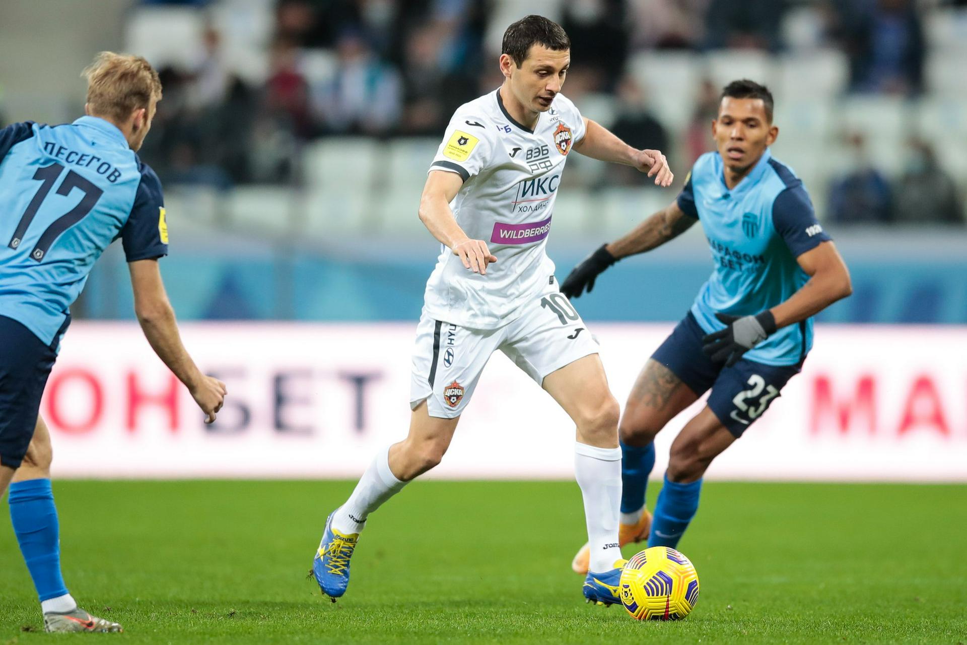 ЦСКА вышел в лидеры РПЛ после гостевой победы над «Ротором»