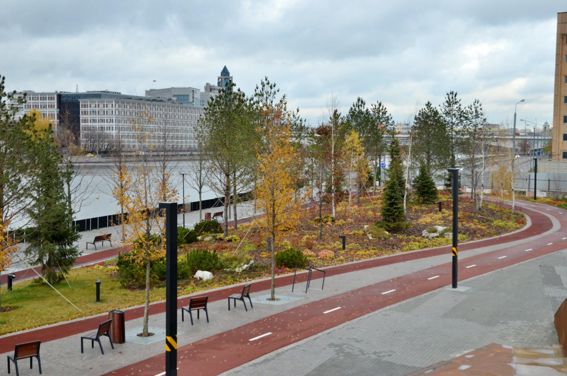 Реконструкцию набережной Марка Шагала в Москве завершат в 2021 году