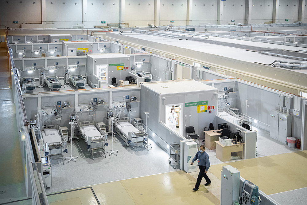 Новые койко-места для пациентов с COVID развернут в Петербурге перед Евро-2020