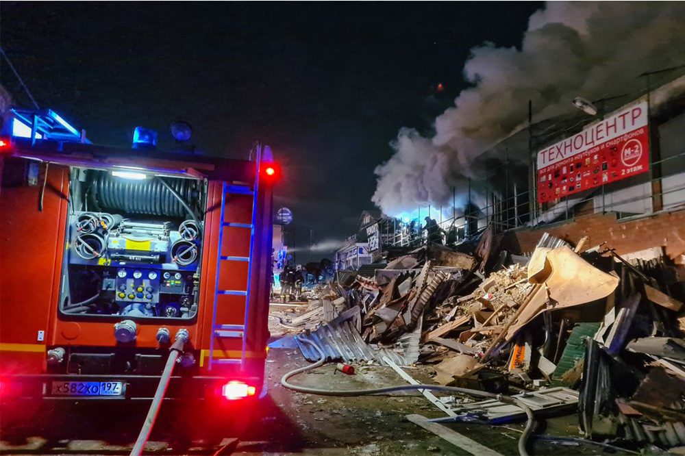 Пожарные ликвидировали возгорание в лаборатории ФМБА