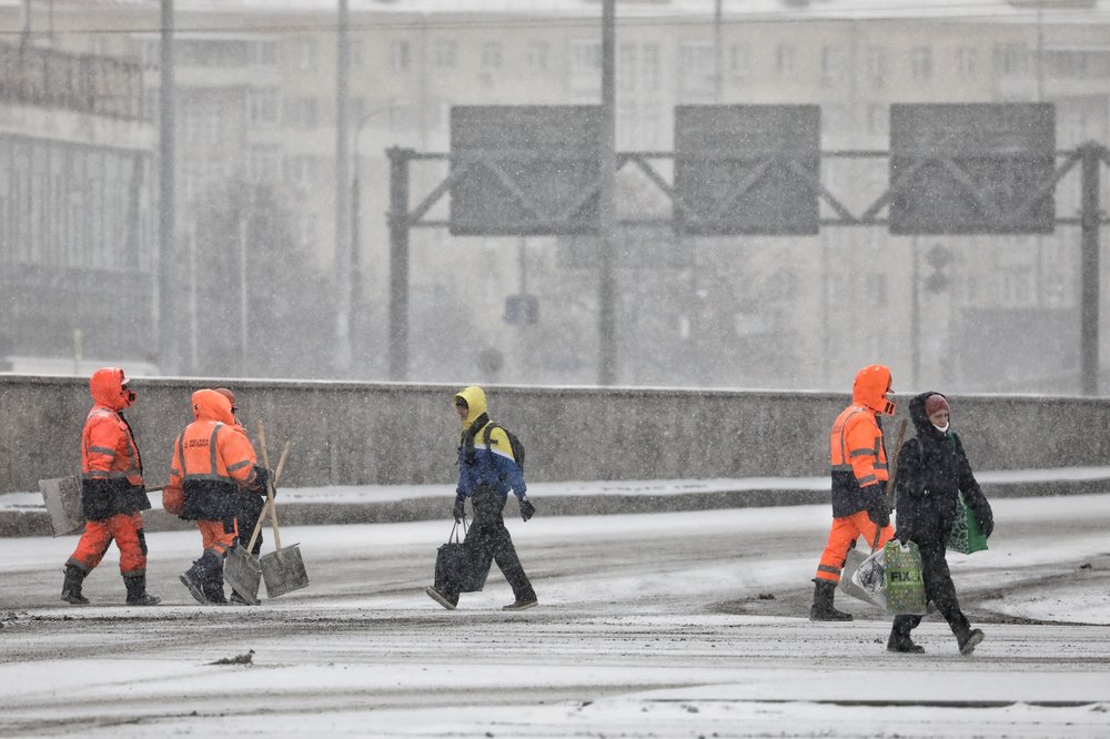 Сильный снегопад накроет Москву в субботу