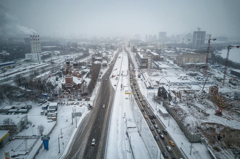 Движение на двух участках МКАД восстановлено в полном объеме