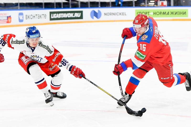 Хоккеисты сборной России обыграли команду Чехии на Кубке Первого канала