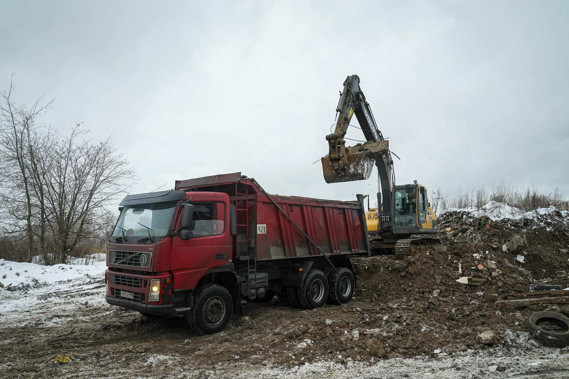Алгоритм перевозки и размещения строительного мусора разработали в Подмосковье