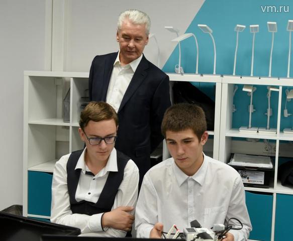 Собянин открыл о время открытия детского технопарка