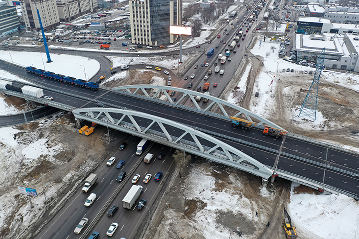 «Удобнее, лучше, короче»: Путин открыл транспортную развязку в Химках