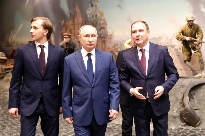 Владимир Путин посетил Музей Победы в Москве