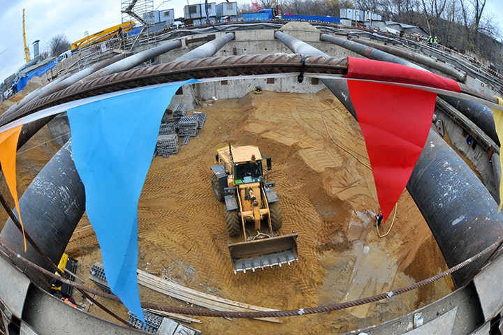 «Новомосковская» станет первой отапливаемой наземной станцией метро