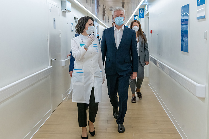 Сергей Собянин открыл четыре поликлиники в Москве после реконструкции