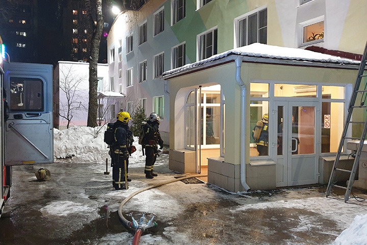 Названа вероятная причина пожара в детском доме на северо-востоке Москвы