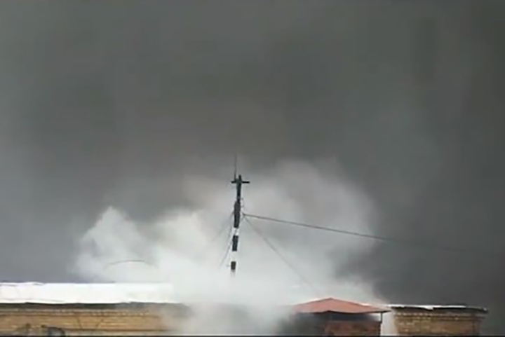 Пожар в административном здании на Ленинградском проспекте локализовали