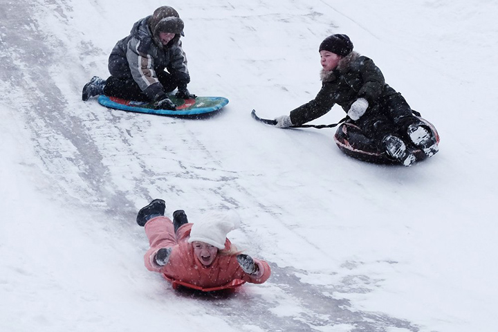 В Госавтоинспекции напомнили о мерах безопасности на зимних горках