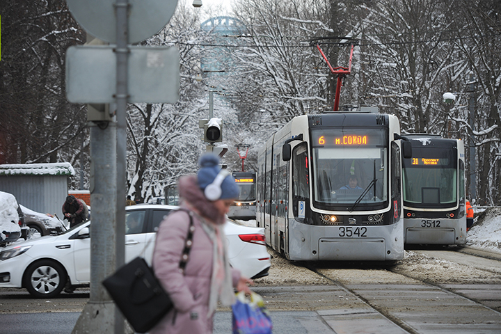 Восстановлено движение трамваев в районе Комсомольской площади 