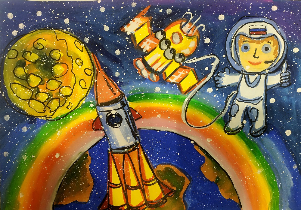 Российские дети смогут отправить свои рисунки в космос